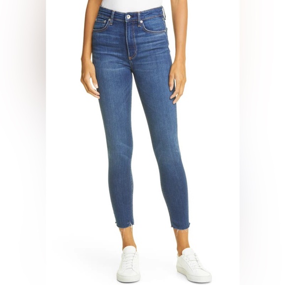 Rag & Bone Nina High Rise Ankle Skinny Jeans Medium Wash Size 27 $225 - Picture 2 of 9